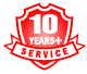 Over 10 years experience